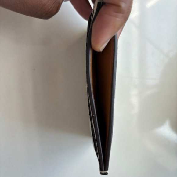 Coach Card Case With Linear Quilting - Picture 3 of 3